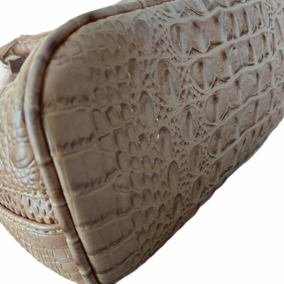 Marc Fisher pvc Crocodile embossed shoulder satchel curved shoulder bag - Picture 10 of 10